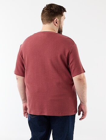 T-shirt en maille piquée manches courtes