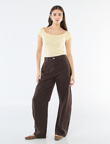 T-shirt en maille pointelle