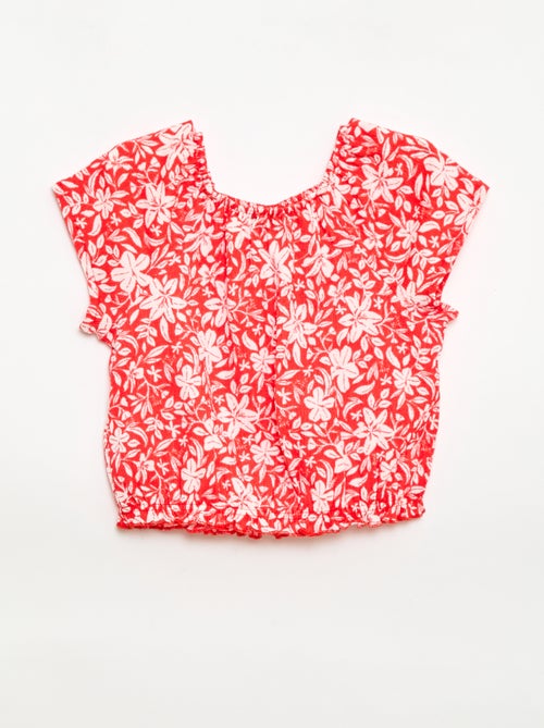 T-shirt en maille stretch - Kiabi
