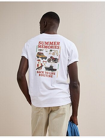 T-shirt en maillot imprimé, mo fashion