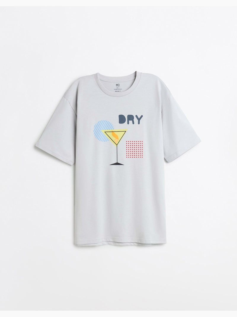 T-shirt en maillot imprimé, MO Fashion Bleu - Kiabi