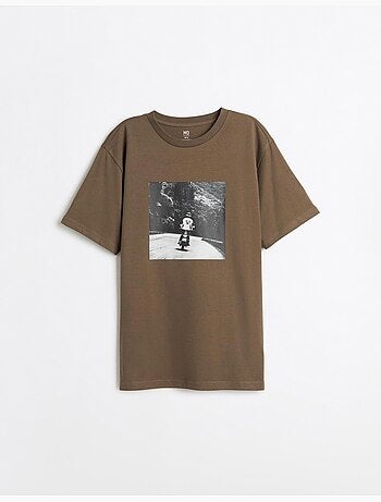 T-shirt en maillot imprimé, mo fashion