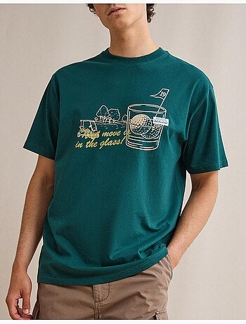 T-shirt en maillot imprimé, MO Fashion