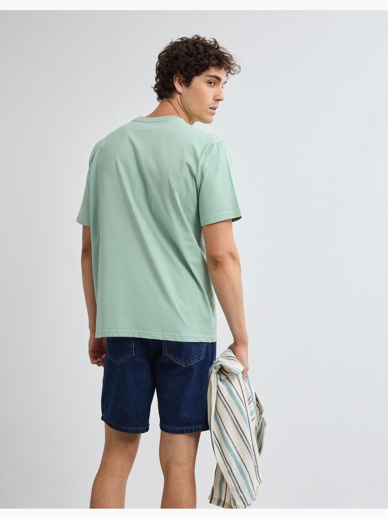 T-shirt en maillot imprimé, MO Fashion Vert - Kiabi