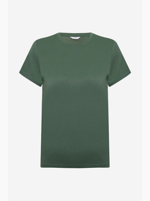 T-shirt en modal coupe regular à col rond penti - Kiabi