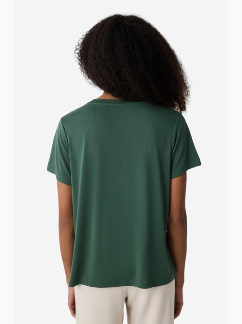T-shirt en modal coupe regular à col rond penti - Kiabi