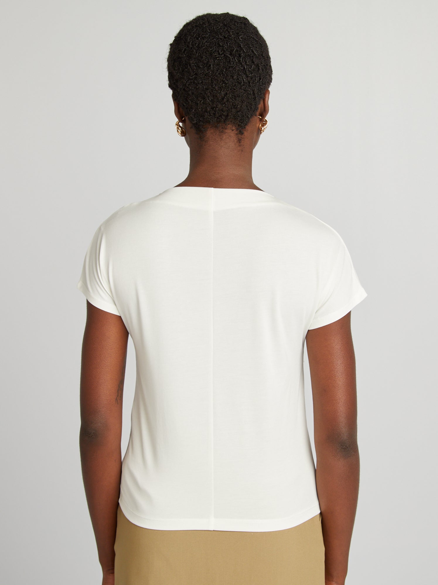 Tee shirt femme blanc uni on sale