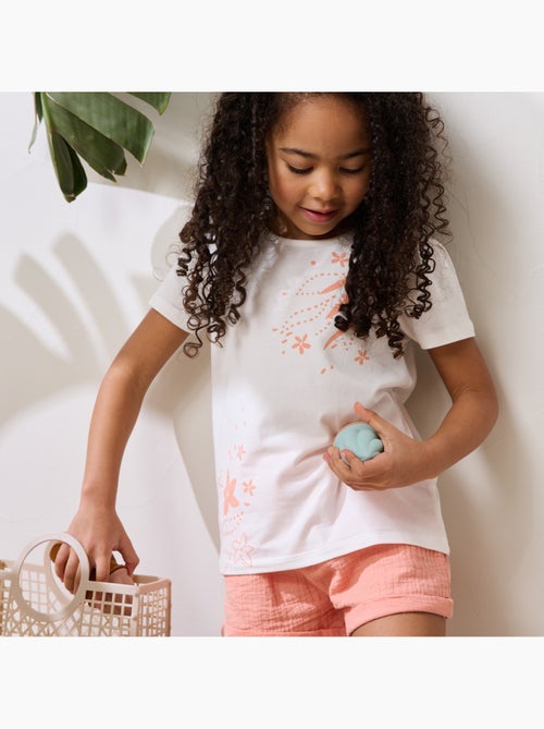 T-shirt enfant manches courtes Anaelle - Kiabi T-shirt enfant manches courtes Anaelle - Kiabi