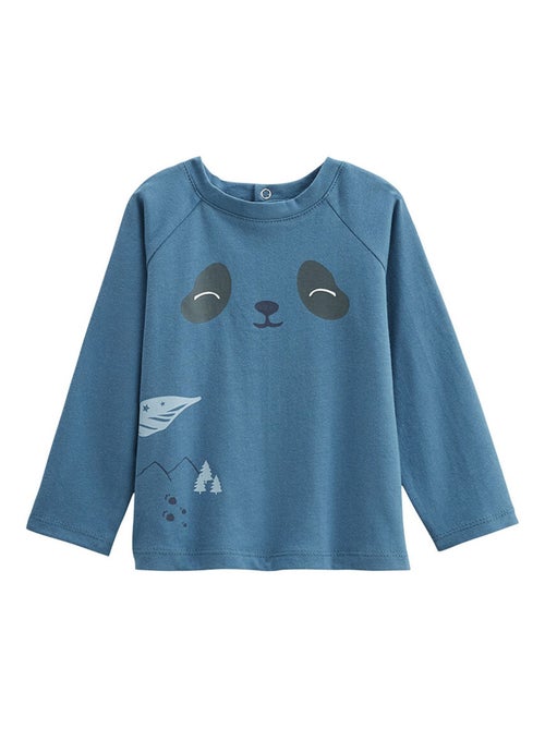 T-shirt enfant manches longues Tao - Kiabi