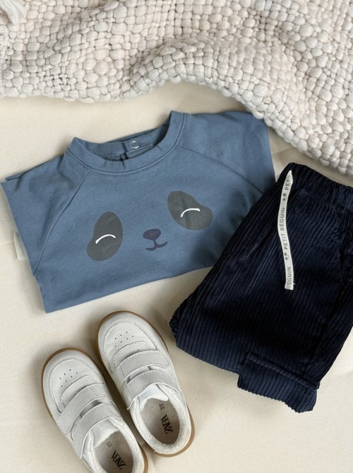 T-shirt enfant manches longues Tao - Kiabi