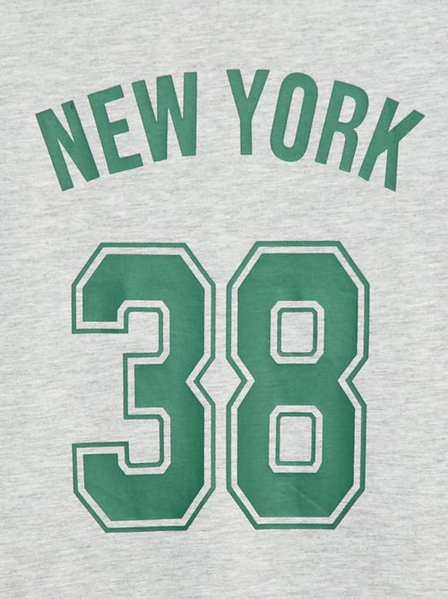 T-shirt esprit baseball - Kiabi