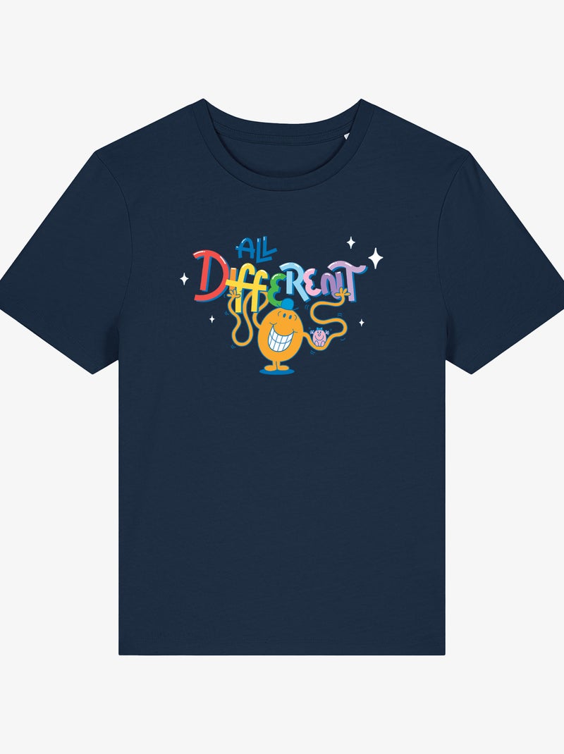 T-shirt Femme - ALL DIFFERENT Bleu marine - Kiabi