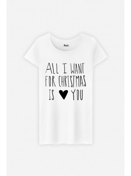 T-shirt Femme - ALL I WANT FOR CHRSITMAS IS YOU - Kiabi T-shirt Femme - ALL I WANT FOR CHRSITMAS IS YOU - Kiabi