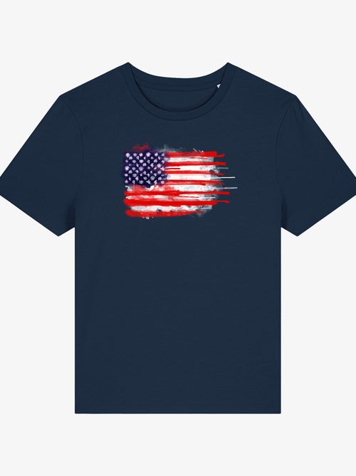 T-shirt Femme - AMERICAN SPATTER FLAG - Kiabi T-shirt Femme - AMERICAN SPATTER FLAG - Kiabi