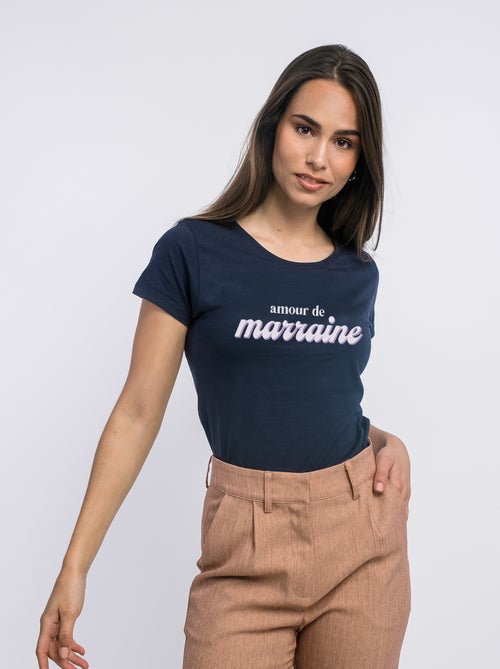 T-shirt Femme - AMOUR DE MARRAINE - Kiabi T-shirt Femme - AMOUR DE MARRAINE - Kiabi