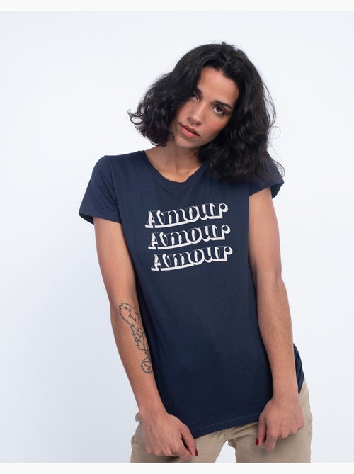 T-shirt Femme - AMOUR FACE - Kiabi