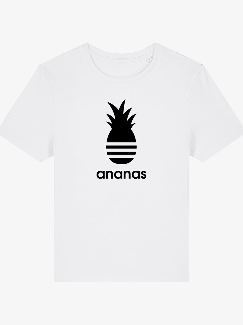 T-shirt Femme - ANANAS Blanc - Kiabi
