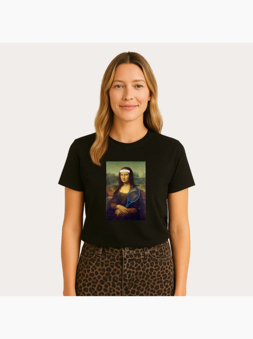 T-shirt Femme - APOH MONA LISA TENNIS - Kiabi T-shirt Femme - APOH MONA LISA TENNIS - Kiabi