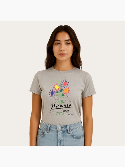 T-shirt Femme - APOH PICASSO FLOWERS - Kiabi T-shirt Femme - APOH PICASSO FLOWERS - Kiabi