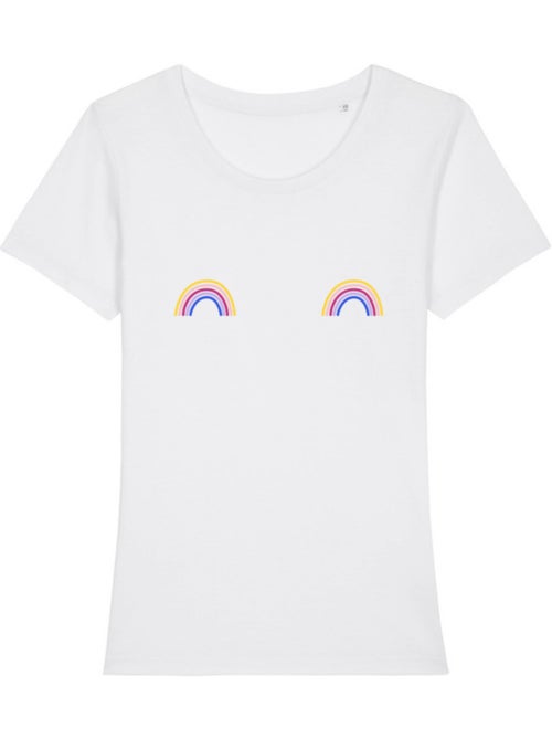 T-shirt Femme - ARC EN CIEL - Kiabi