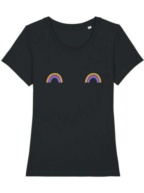 T-shirt Femme - ARC EN CIEL - Kiabi