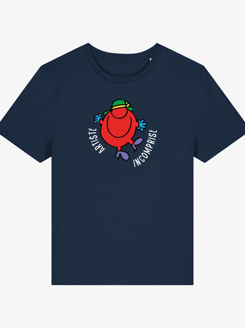 T-shirt Femme - ARTISTE INCOMPRISE Bleu marine - Kiabi