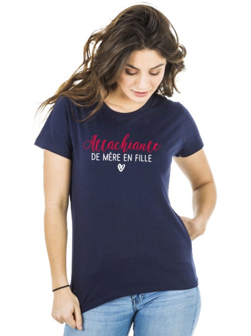 T-shirt Femme - ATTACHIANTE DE MÈRE EN FILLE - Kiabi T-shirt Femme - ATTACHIANTE DE MÈRE EN FILLE - Kiabi