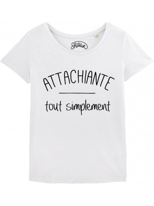 T-shirt Femme - ATTACHIANTE TOUT SIMPLEMENT - Kiabi T-shirt Femme - ATTACHIANTE TOUT SIMPLEMENT - Kiabi