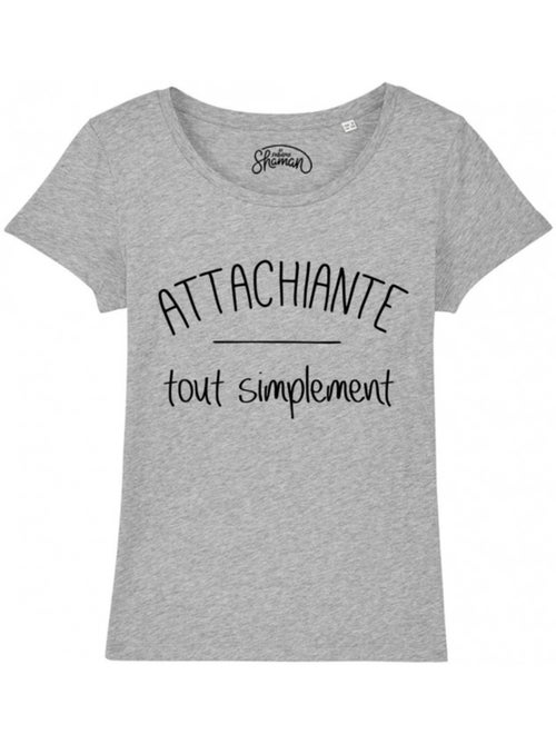 T-shirt Femme - ATTACHIANTE TOUT SIMPLEMENT - Kiabi T-shirt Femme - ATTACHIANTE TOUT SIMPLEMENT - Kiabi