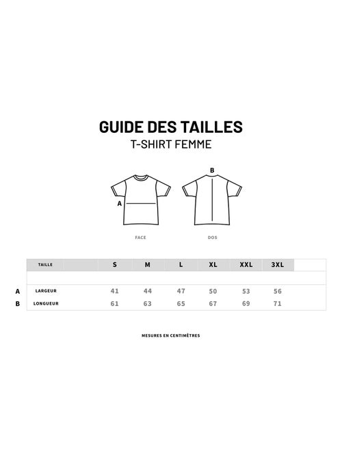 T-shirt Femme - BACK MANY HEARTS - Kiabi T-shirt Femme - BACK MANY HEARTS - Kiabi