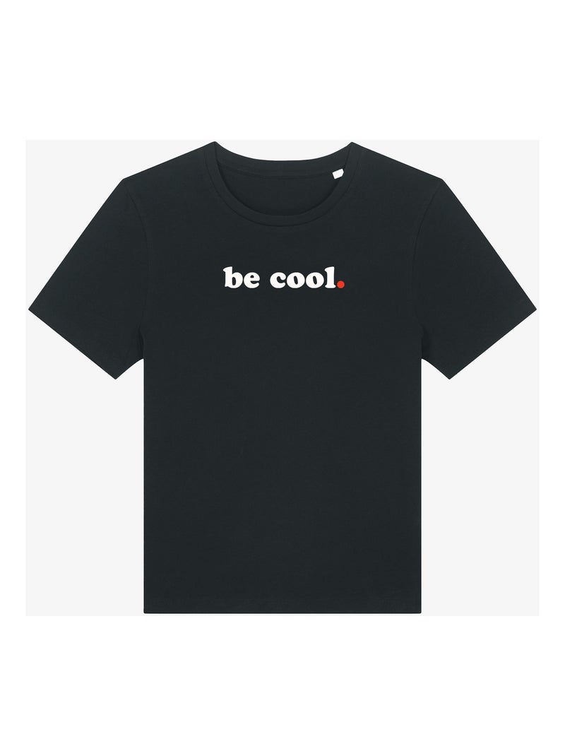 T-shirt Femme - BE COOL Noir - Kiabi