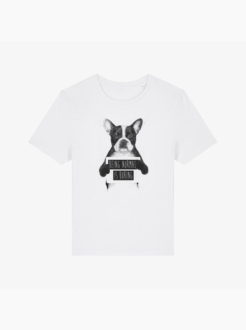 T-shirt Femme - BEING NORMAL IS BORING - Kiabi T-shirt Femme - BEING NORMAL IS BORING - Kiabi
