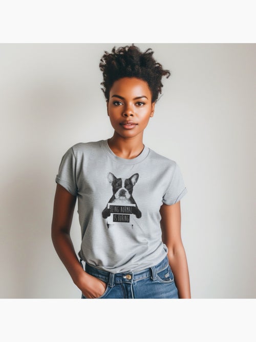T-shirt Femme - BEING NORMAL IS BORING - Kiabi T-shirt Femme - BEING NORMAL IS BORING - Kiabi