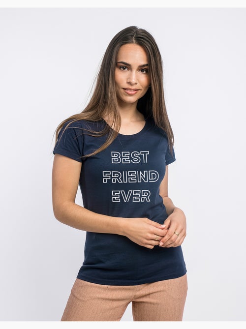 T-shirt Femme - BEST FRIEND EVER - Kiabi T-shirt Femme - BEST FRIEND EVER - Kiabi
