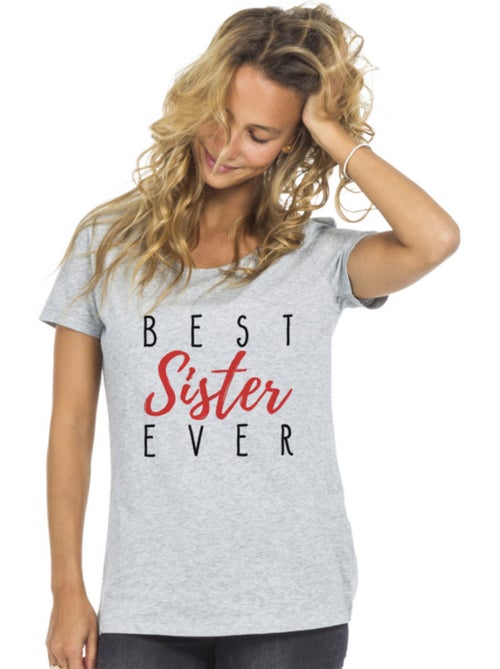 T-shirt Femme - BEST SISTER EVER - Kiabi