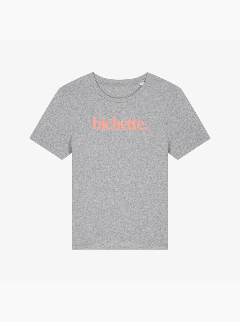 T-shirt Femme - BICHETTE Gris chiné - Kiabi