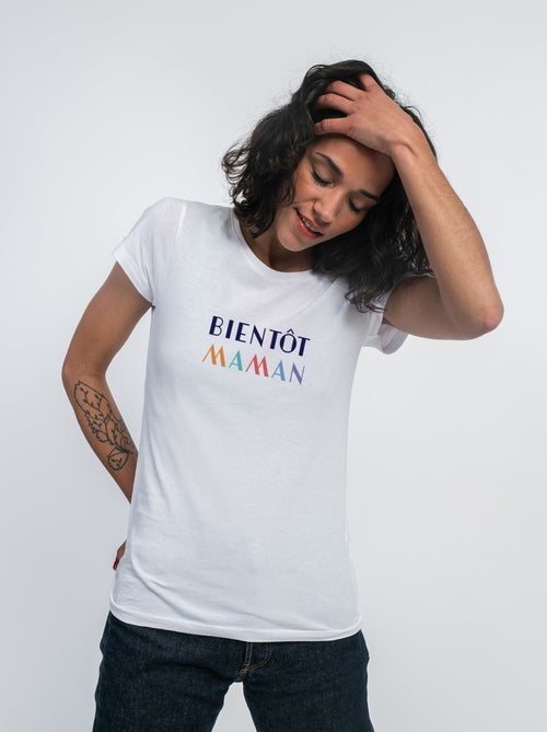 T-shirt Femme - BIENTÔT MAMAN - Kiabi