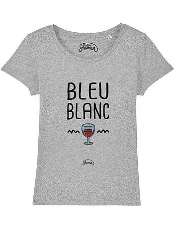 T-shirt femme - bleu blanc rouge