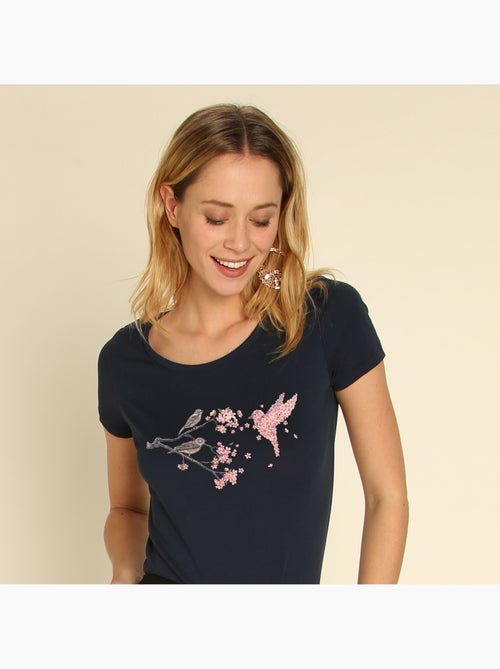 T-shirt Femme - BLOSSOM BIRD - Kiabi T-shirt Femme - BLOSSOM BIRD - Kiabi
