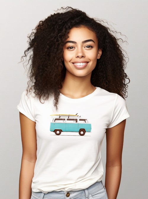 T-shirt Femme - BLUE VAN - Kiabi T-shirt Femme - BLUE VAN - Kiabi