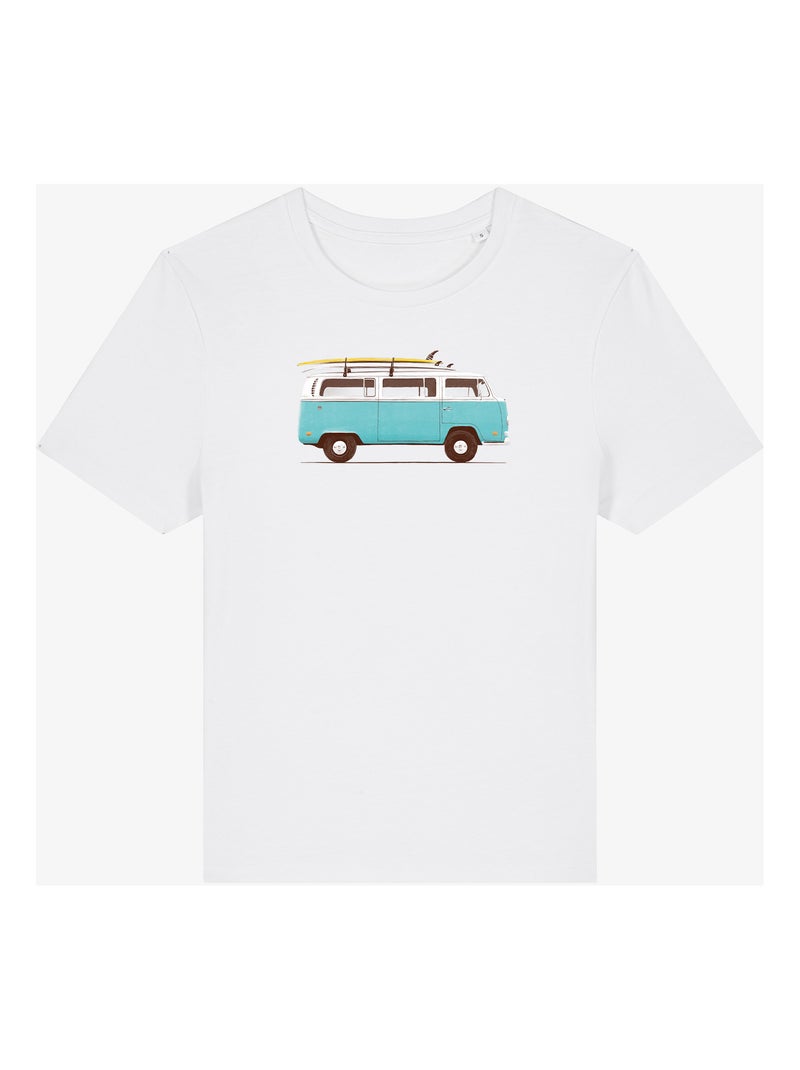 T-shirt Femme - BLUE VAN Blanc - Kiabi