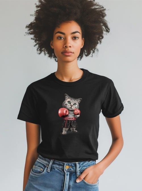 T-shirt Femme - BOXING CAT - Kiabi T-shirt Femme - BOXING CAT - Kiabi