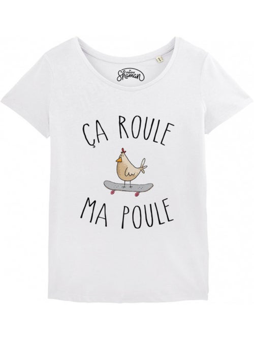 T-shirt Femme - CA ROULE MA POULE - Kiabi T-shirt Femme - CA ROULE MA POULE - Kiabi