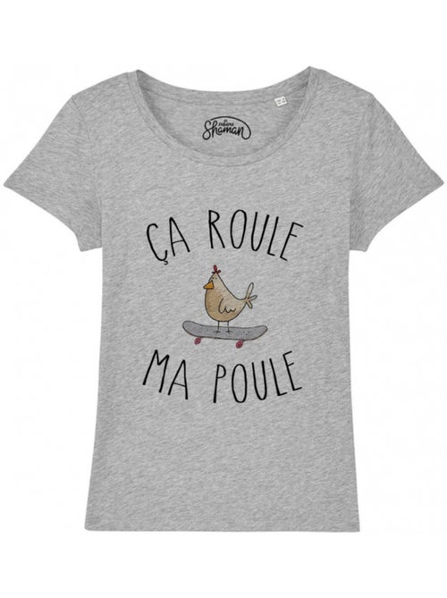 T-shirt Femme - CA ROULE MA POULE - Kiabi T-shirt Femme - CA ROULE MA POULE - Kiabi
