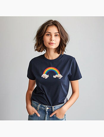 T-shirt Femme - CANDY RAINBAW