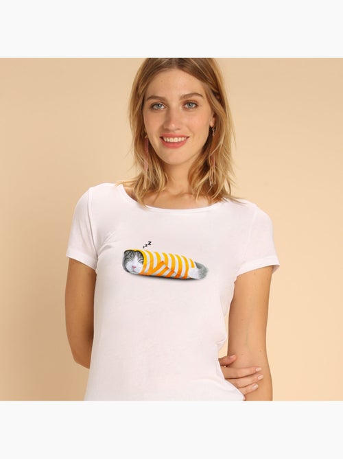 T-shirt Femme - CAT IN THE PAPER - Kiabi T-shirt Femme - CAT IN THE PAPER - Kiabi