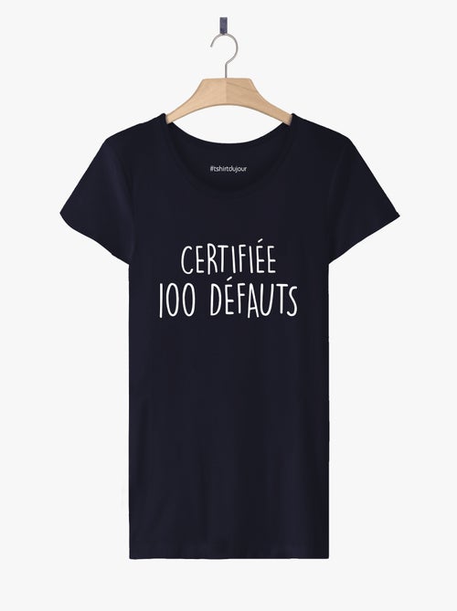 T-shirt Femme - CERTIFIEE 100 DEFAUTS - Kiabi T-shirt Femme - CERTIFIEE 100 DEFAUTS - Kiabi