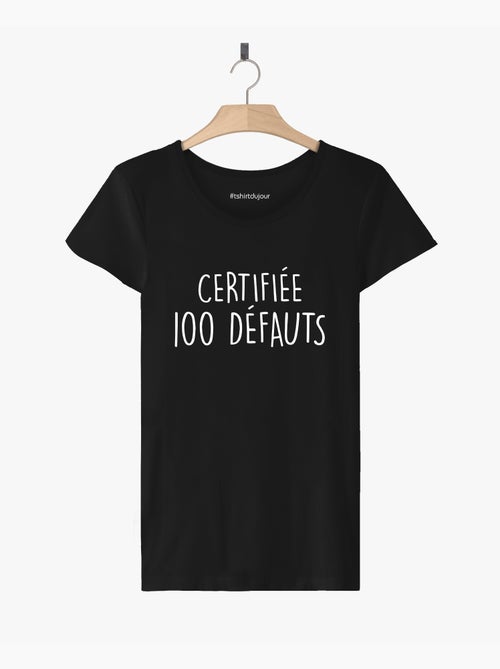 T-shirt Femme - CERTIFIEE 100 DEFAUTS - Kiabi T-shirt Femme - CERTIFIEE 100 DEFAUTS - Kiabi