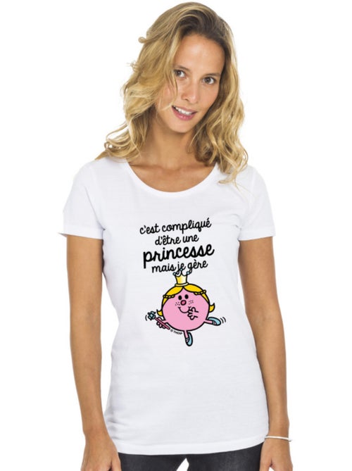 T-shirt Femme - C'EST COMPLIQUÉ D'ÊTRE UNE PRINCESSE - Kiabi T-shirt Femme - C'EST COMPLIQUÉ D'ÊTRE UNE PRINCESSE - Kiabi