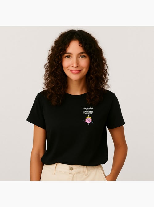 T-shirt Femme - C'EST COMPLIQUÉ D'ÊTRE UNE PRINCESSE CŒUR - Kiabi T-shirt Femme - C'EST COMPLIQUÉ D'ÊTRE UNE PRINCESSE CŒUR - Kiabi